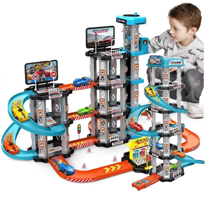 자동차 경주 트랙 경사로 장난감 어린이 차고 캐터펄트  - Catapult Launcher Toy 리뷰 및 가격