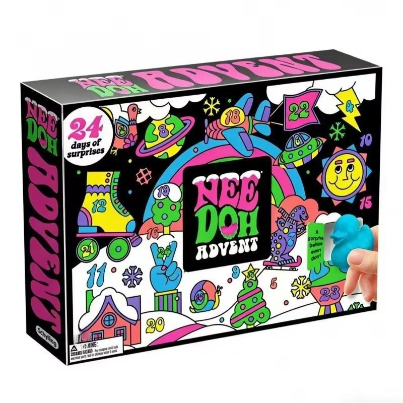 2026년 NeeDoh 크리스마스 카운트다운 캘린더,  - Kids Toys Xmas 리뷰 및 가격