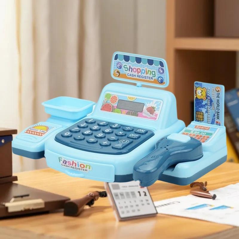 1세트 슈퍼마켓 계산원 전자 게임 조명 및 음향 효과  - Toy Cash Register 리뷰 및 가격