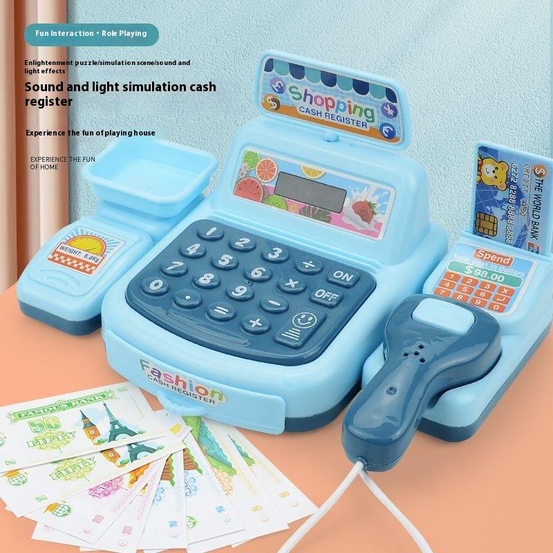 【신제품】1세트 전자 게임 조명 및 음향 효과 슈퍼마켓 - Toy Cash Register 리뷰 및 가격