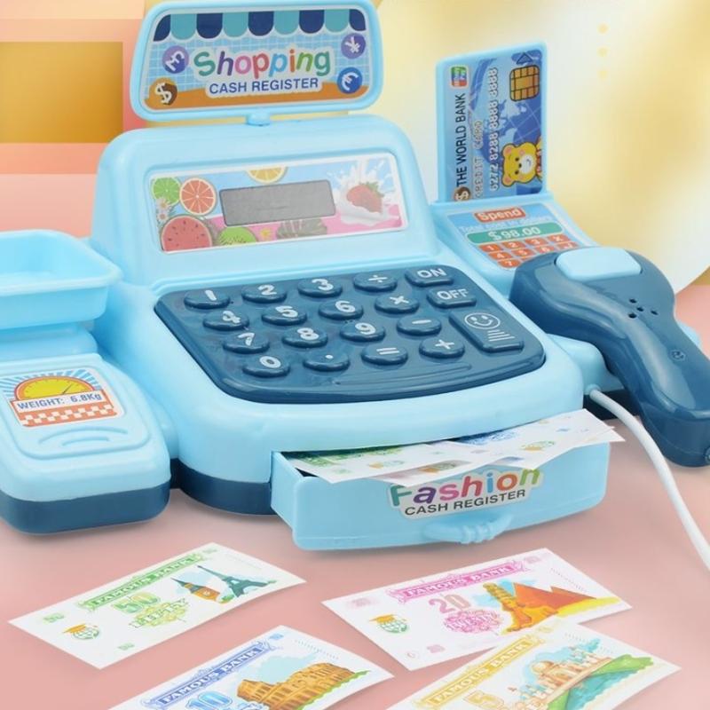 【신제품】1세트 전자 게임 조명 및 음향 효과 슈퍼마켓 - Toy Cash Register 리뷰 및 가격