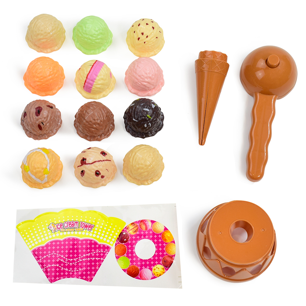 어린이 아이스크림 쌓기 게임 시뮬레이션 음식 쌓기 놀이 - Kids Toys Kitchen Set 리뷰 및 가격